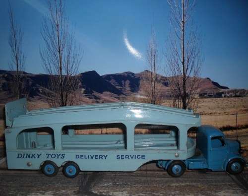 RARE 1955 - 1964 DINKY TOYS / MECCANO  NO 982  BEDFORD PULLMORE CAR TRANSPORTER    - GOOD ORIG COND