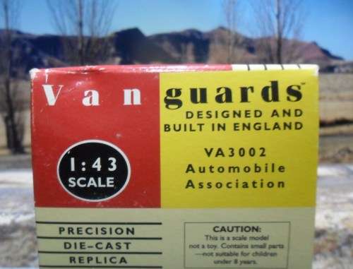 STUNNING  VANGUARDS  VA3002  1949  AUSTIN  A40  VAN ` AUTOMOBILE ASSOCIATION  `   -  MINT - BOXED