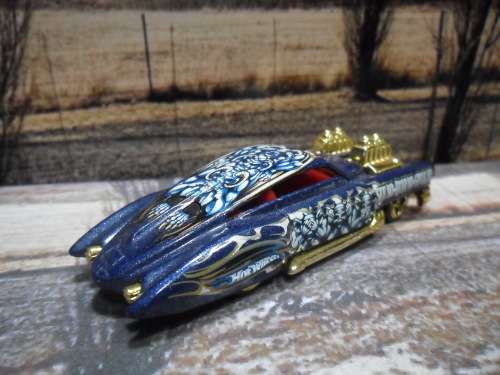 RARE 2004 HOT WHEELS NO 148 -  EVIL TWIN ( 50`S CADILLAC )  ` DEMONITION SERIES  ` -  MINT -  NO BOX