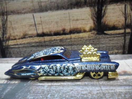 RARE 2004 HOT WHEELS NO 148 -  EVIL TWIN ( 50`S CADILLAC )  ` DEMONITION SERIES  ` -  MINT -  NO BOX