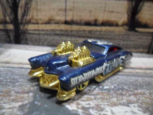 RARE 2004 HOT WHEELS NO 148 -  EVIL TWIN ( 50`S CADILLAC )  ` DEMONITION SERIES  ` -  MINT -  NO BOX