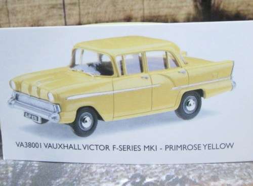 RARE LTD EDITION  VANGUARDS NO  VA 38001   1957  VAUXHALL VICTOR  F - SERIES  MK l -  MINT - BOXED
