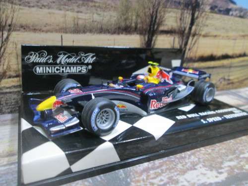 MINICHAMPS 400 050137 - 2005 RED BULL RACING COSWORTH RB1  ` S. SPEED `    ` MINT IN DISPLAY CASE