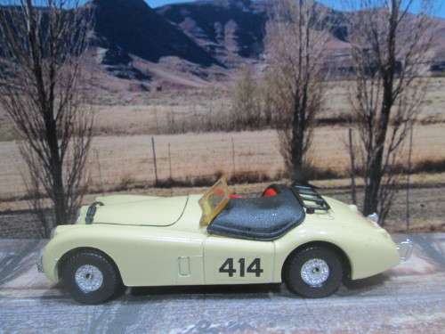 1983  CORGI NO 804  1952 JAGUAR XK 120 ` RALLY DES ALPES `  -  GOOD ORIG  COND WITH FAIRLY GOOD  BOX