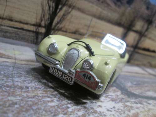 1983  CORGI NO 804  1952 JAGUAR XK 120 ` RALLY DES ALPES `  -  GOOD ORIG  COND WITH FAIRLY GOOD  BOX