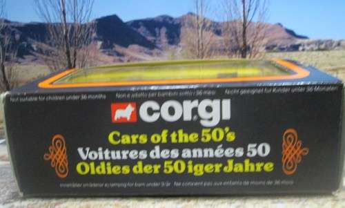 1983  CORGI NO 804  1952 JAGUAR XK 120 ` RALLY DES ALPES `  -  GOOD ORIG  COND WITH FAIRLY GOOD  BOX