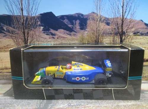 STUNNING ONYX NO 080C  -  BENETTON  B190 ` NELSON PIQUET   ` -  MINT -  BOXED WITH DISPLAY CASE