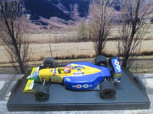 STUNNING ONYX NO 080C  -  BENETTON  B190 ` NELSON PIQUET   ` -  MINT -  BOXED WITH DISPLAY CASE