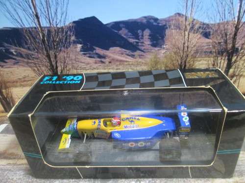 STUNNING ONYX NO 080C  -  BENETTON  B190 ` NELSON PIQUET   ` -  MINT -  BOXED WITH DISPLAY CASE