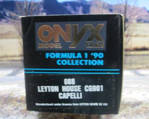 STUNNING ONYX NO 088  -  LEYTON  HOUSE CG901  ` IVAN CAPELLI    ` -  MINT -  BOXED WITH DISPLAY CASE
