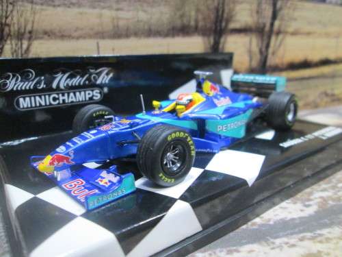MINICHAMPS NO 430 980015  - 1998   SAUBER C 17 PETRONAS   ` JOHNNY  HERBERT  ` MINT IN DISPLAY CASE