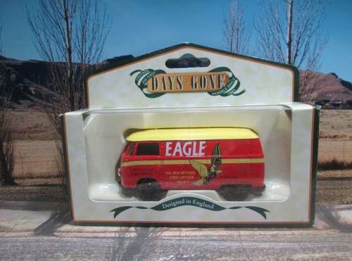 EXTREMELY RARE LLEDO NO DG073019 - 1955  VOLKSWAGEN (VW) KOMBI  ` EAGLE COMICS  ` -  MINT -  BOXED