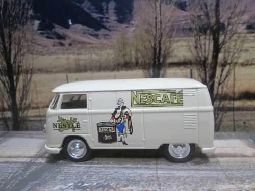 RARE LLEDO NO  DG073020 - 1955  VOLKSWAGEN (VW) KOMBI  ` NESCAFE  ` -  MINT - ORIG BLISTER PACK