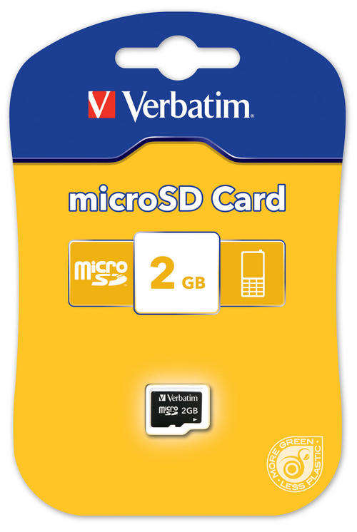 micro SD Card 2GB Verbatim Sealed