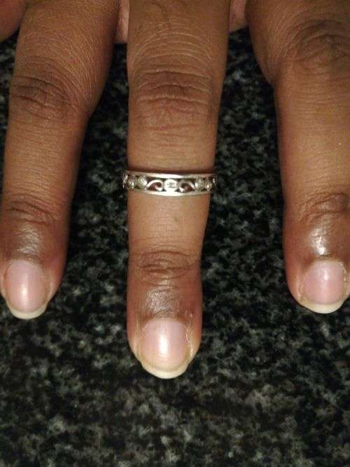 WHITE GOLD INTRICATE WEDDING BAND