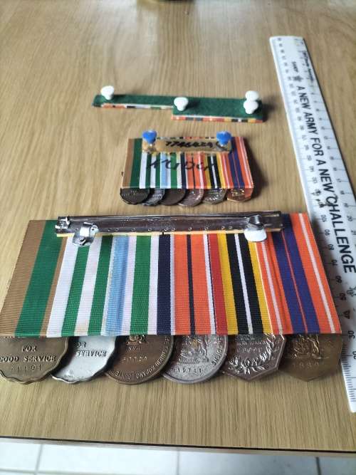 Full + Miniature SADF Medal Group