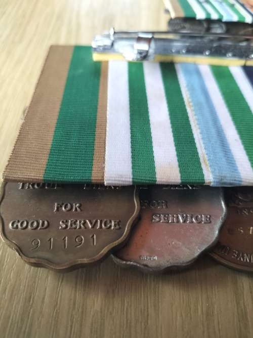 Full + Miniature SADF Medal Group