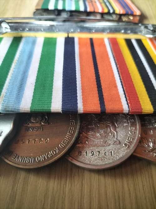 Full + Miniature SADF Medal Group