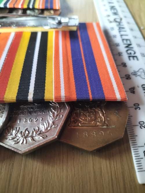 Full + Miniature SADF Medal Group