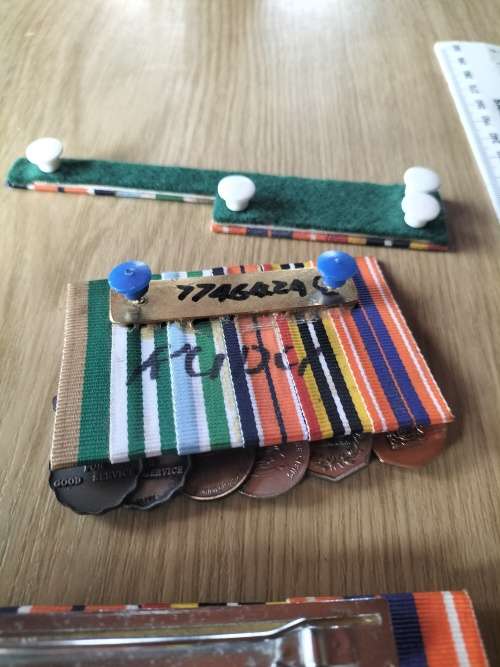 Full + Miniature SADF Medal Group