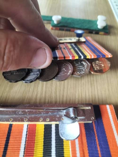 Full + Miniature SADF Medal Group