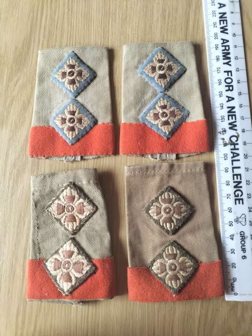 Old South African Army Rank Lot (4x Items)