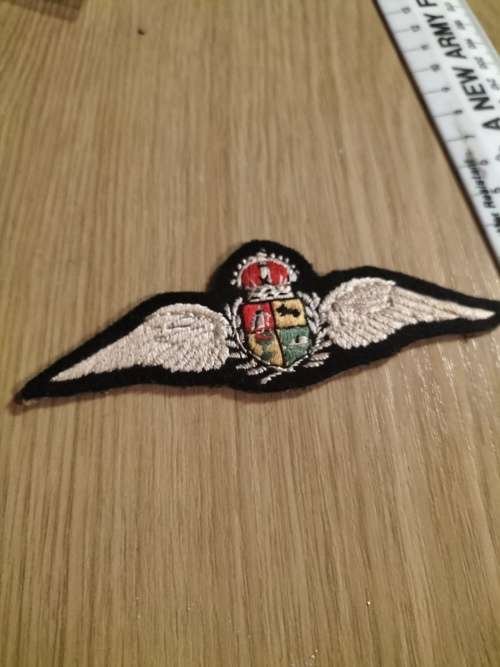 WW2 South African Airforce Pilot Cloth Wing