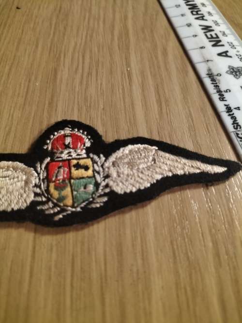 WW2 South African Airforce Pilot Cloth Wing