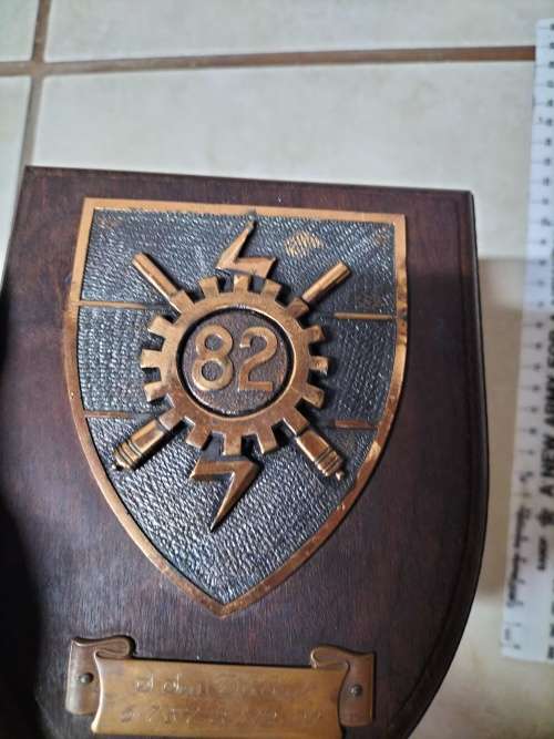 SADF 82 Technical Stores Depot Plaque