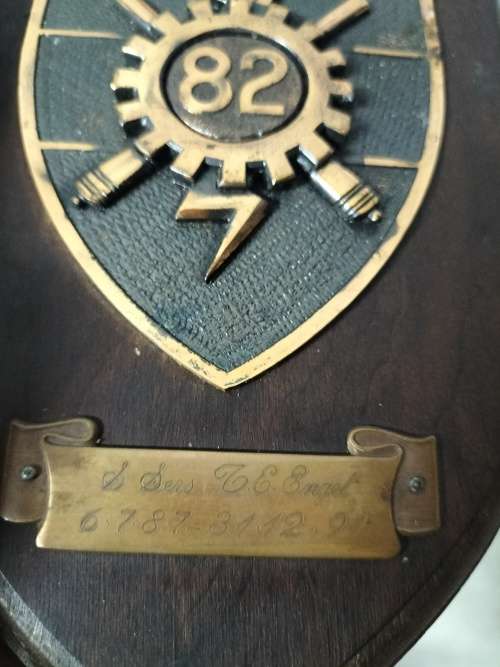 SADF 82 Technical Stores Depot Plaque