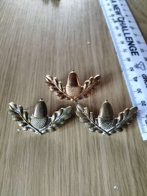 SADF Regiment University Stellenbosch Collar Badge LOT (3 Items)