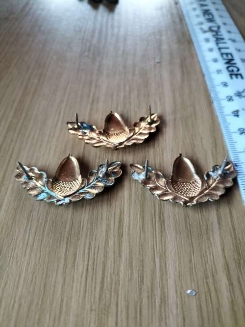 SADF Regiment University Stellenbosch Collar Badge LOT (3 Items)