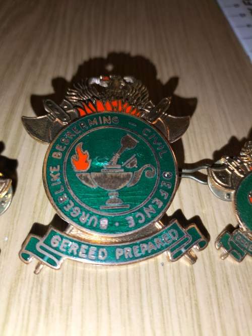 Civil Defence Badge LOT (3x Items)