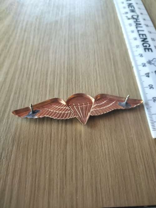 SA Parachute Basic Paratrooper Full Size Wing