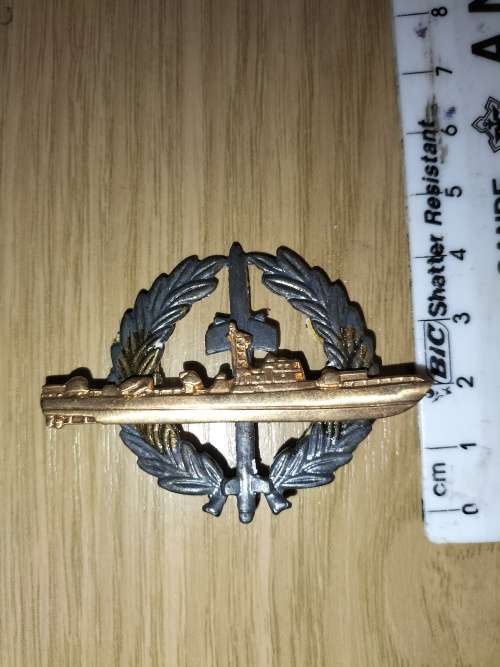 SA Navy Strike Craft Flotilla Breast Badge (No Pins)