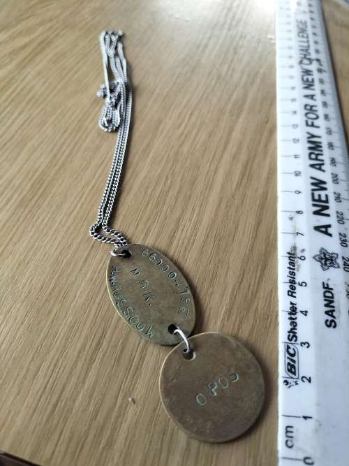 Old Army Dog Tags