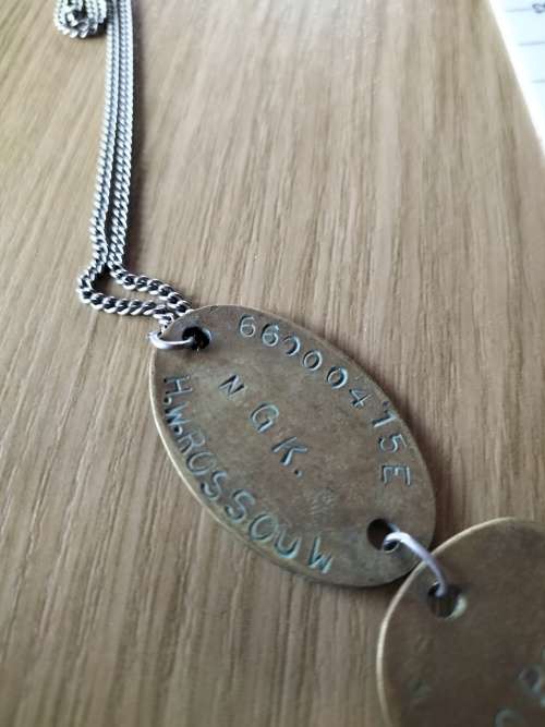 Old Army Dog Tags