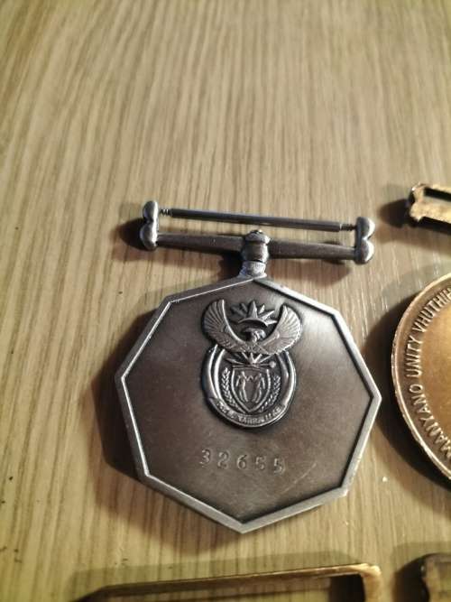 Mixed LOT SADF/SANDF Full Size Medals - 4x Items (No Ribbons)