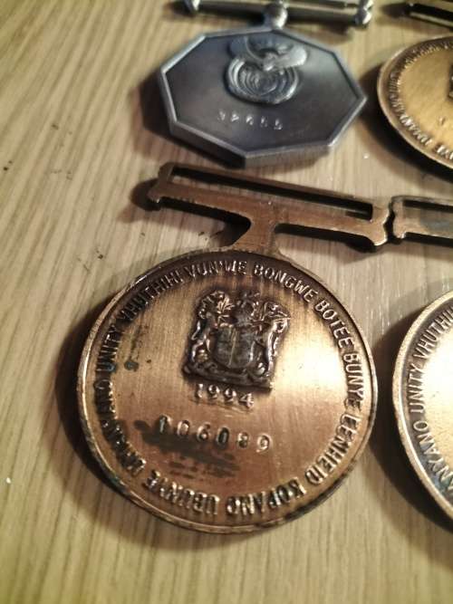 Mixed LOT SADF/SANDF Full Size Medals - 4x Items (No Ribbons)