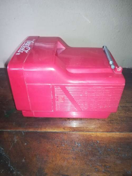 Vintage Mini Coca Cola TV Set