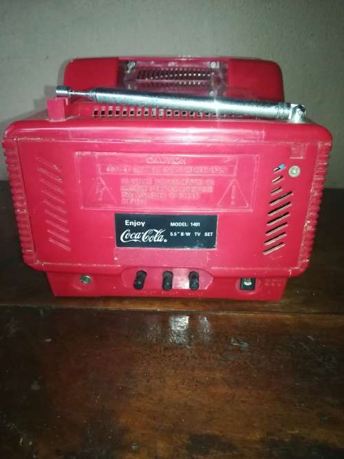 Vintage Mini Coca Cola TV Set