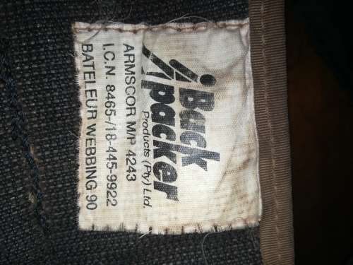 SADF Kit - SADF Parabat Batteleur 90 Chest Webbing