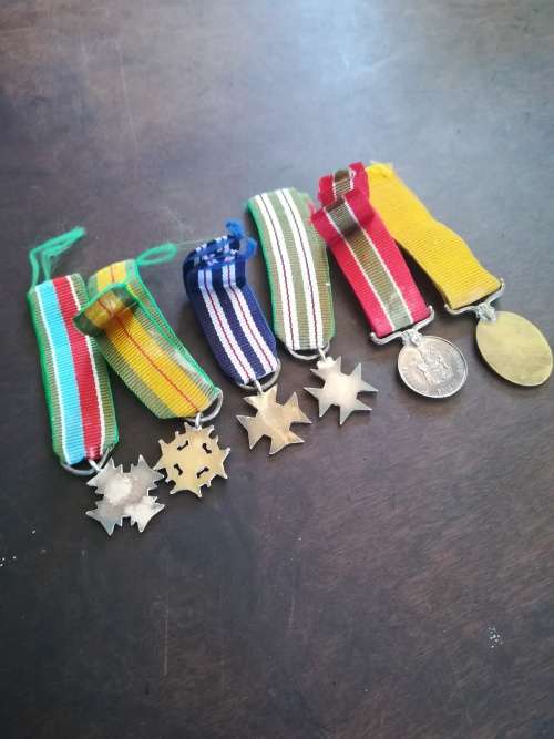 Rare Mixed Lot Rhodesian Miniature Medals