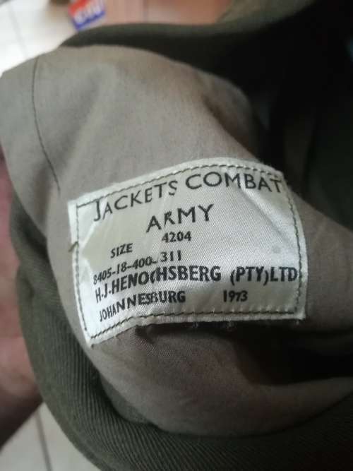 Well Used SADF Bunnyjacket
