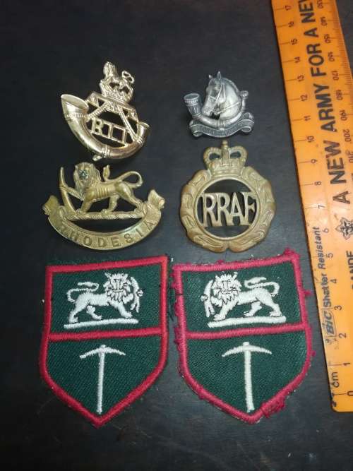 Mixed Lot Rhodesian Badges