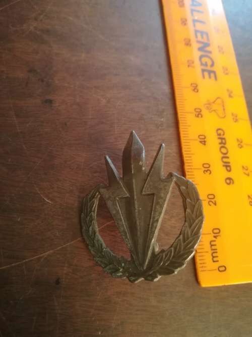 SADF 4 SAI Beret Badge (No red backing)