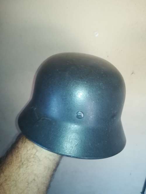 German  Wehrmacht Steel Helmet (M40 Q66??) Not sure