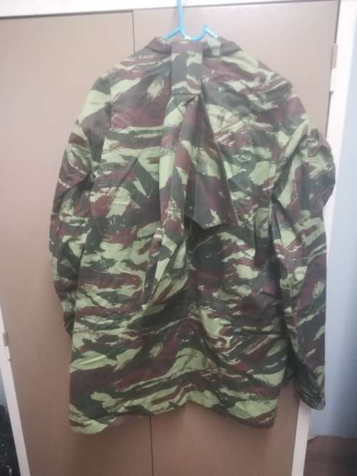 SADF Recce Copy French Lizard Camo Jacket with Zip and Hoodie (Label says Medium But Fits XXL)