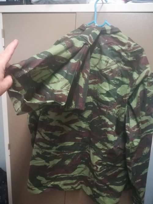 SADF Recce Copy French Lizard Camo Jacket with Zip and Hoodie (Label says Medium But Fits XXL)