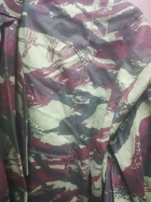 SADF Recce Copy French Lizard Camo Jacket with Zip and Hoodie (Label says Medium But Fits XXL)